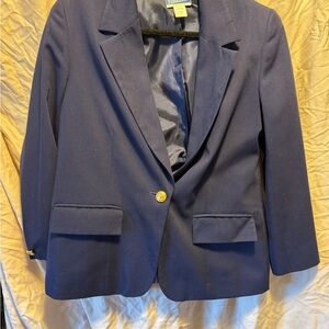 Pendleton Midnight Blue Blazer with Gold Button